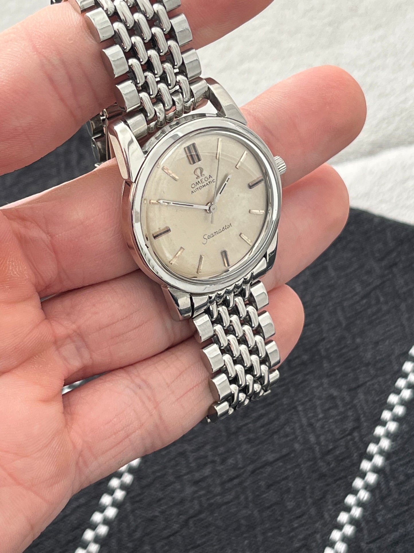 Omega Seamaster Automatic Bead Of Rice Bracelet 552