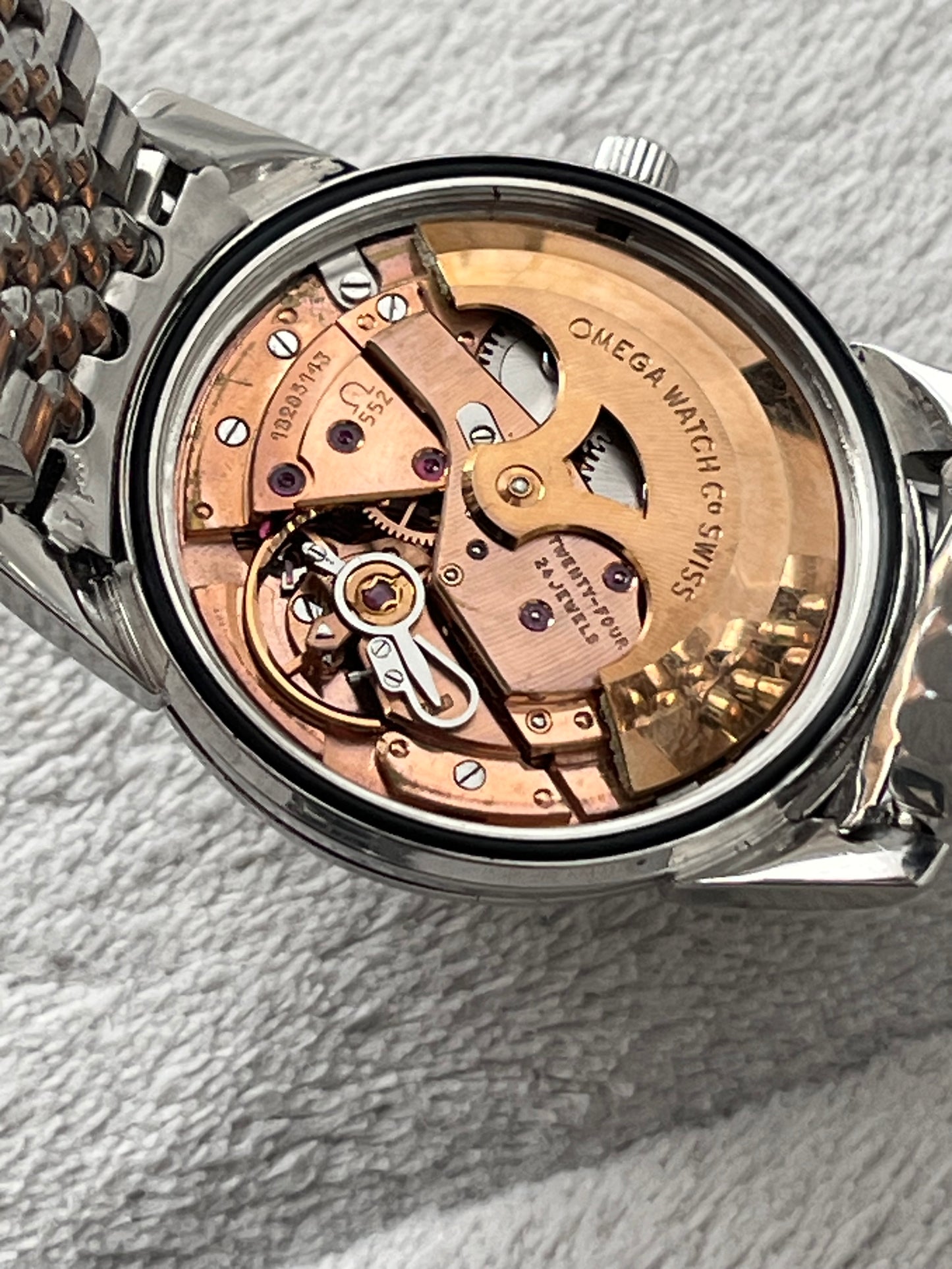 Omega Seamaster Automatic Bead Of Rice Bracelet 552