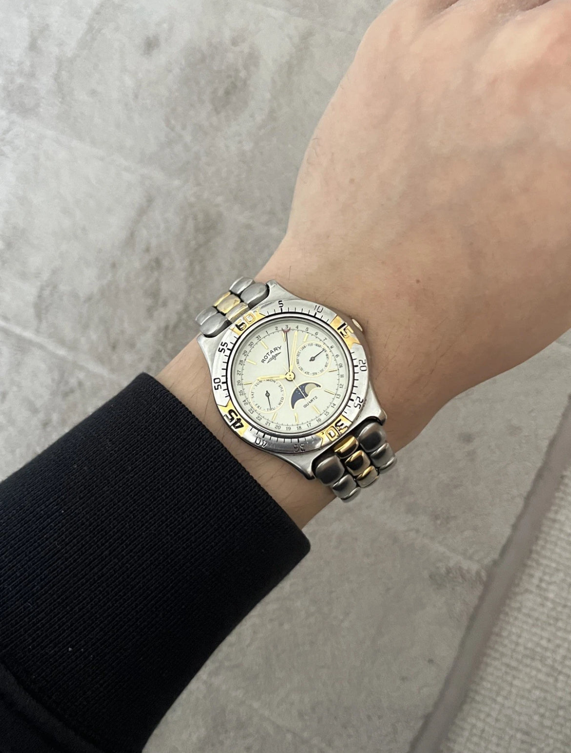 Rotary MoonPhase Triple Date From 1990