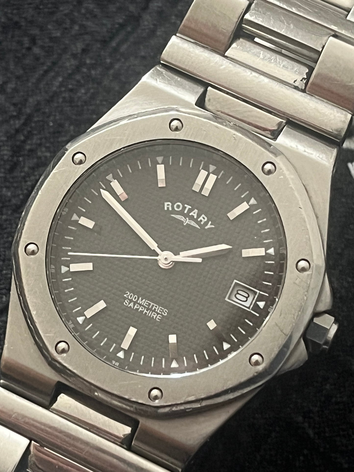 Rotary Royal Oak Sapphire Stainless Steel