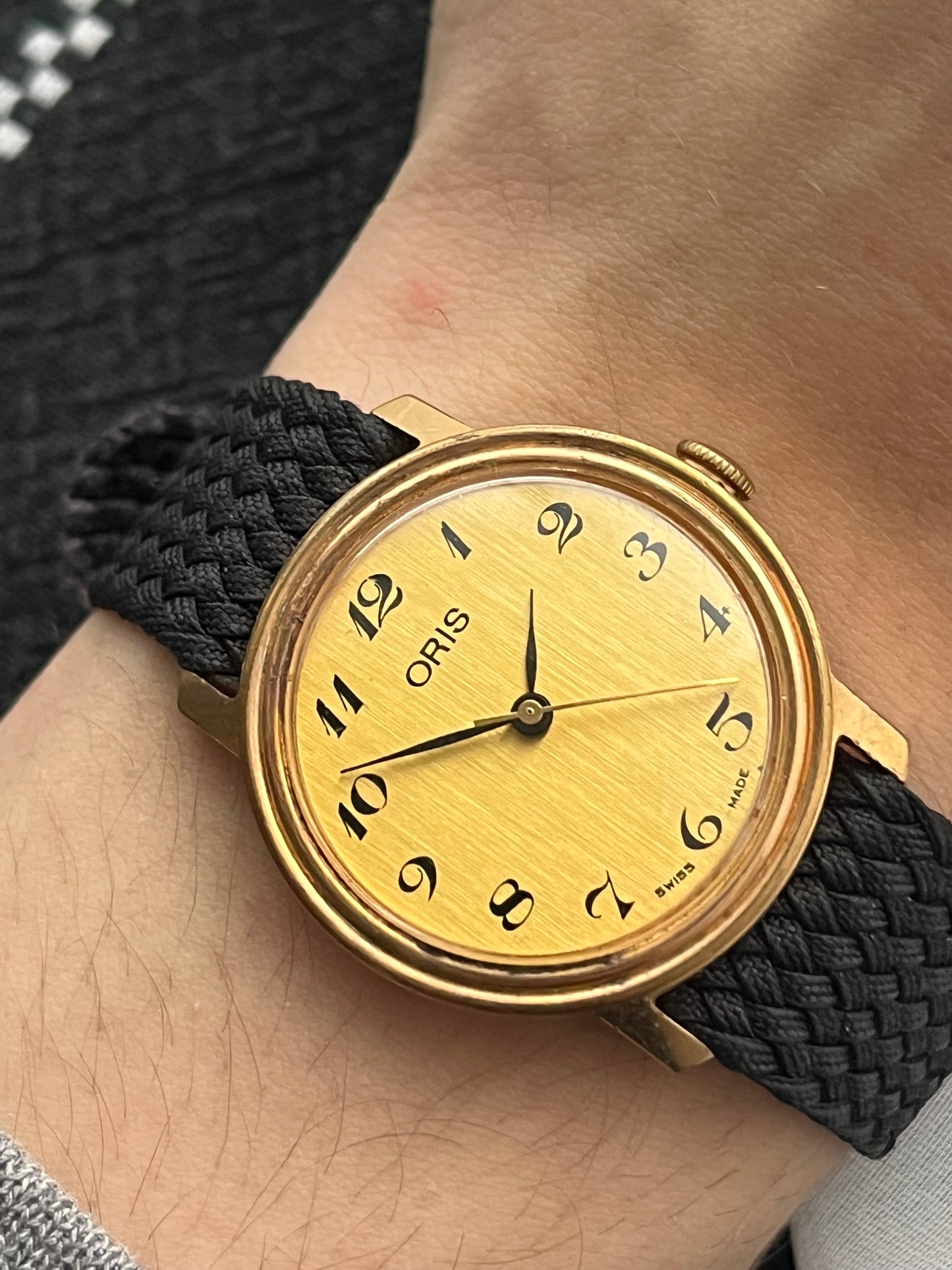 Oris Mechanical Easy Reader Gold Plated