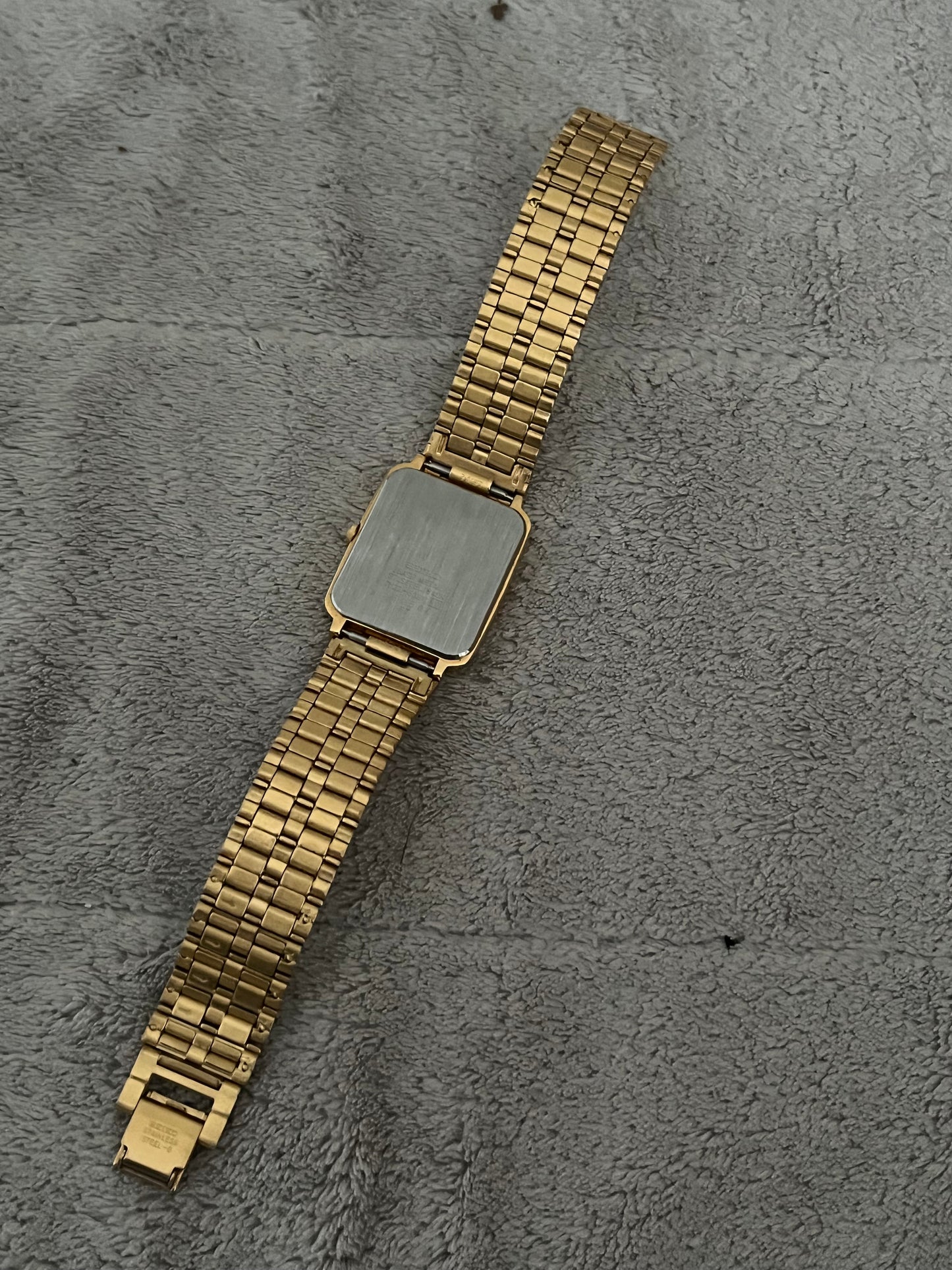 Seiko Tank Gold Plated 7N22-5091