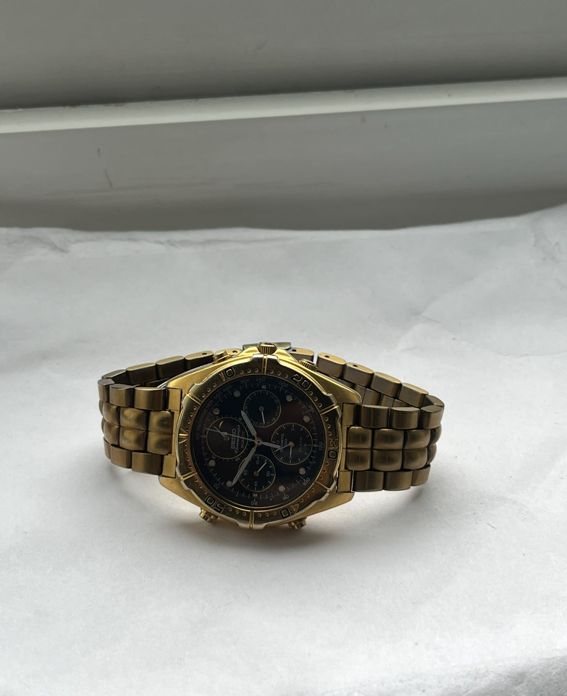 Seiko Moon Phase 7T36-6A40 Chronograph From 1991