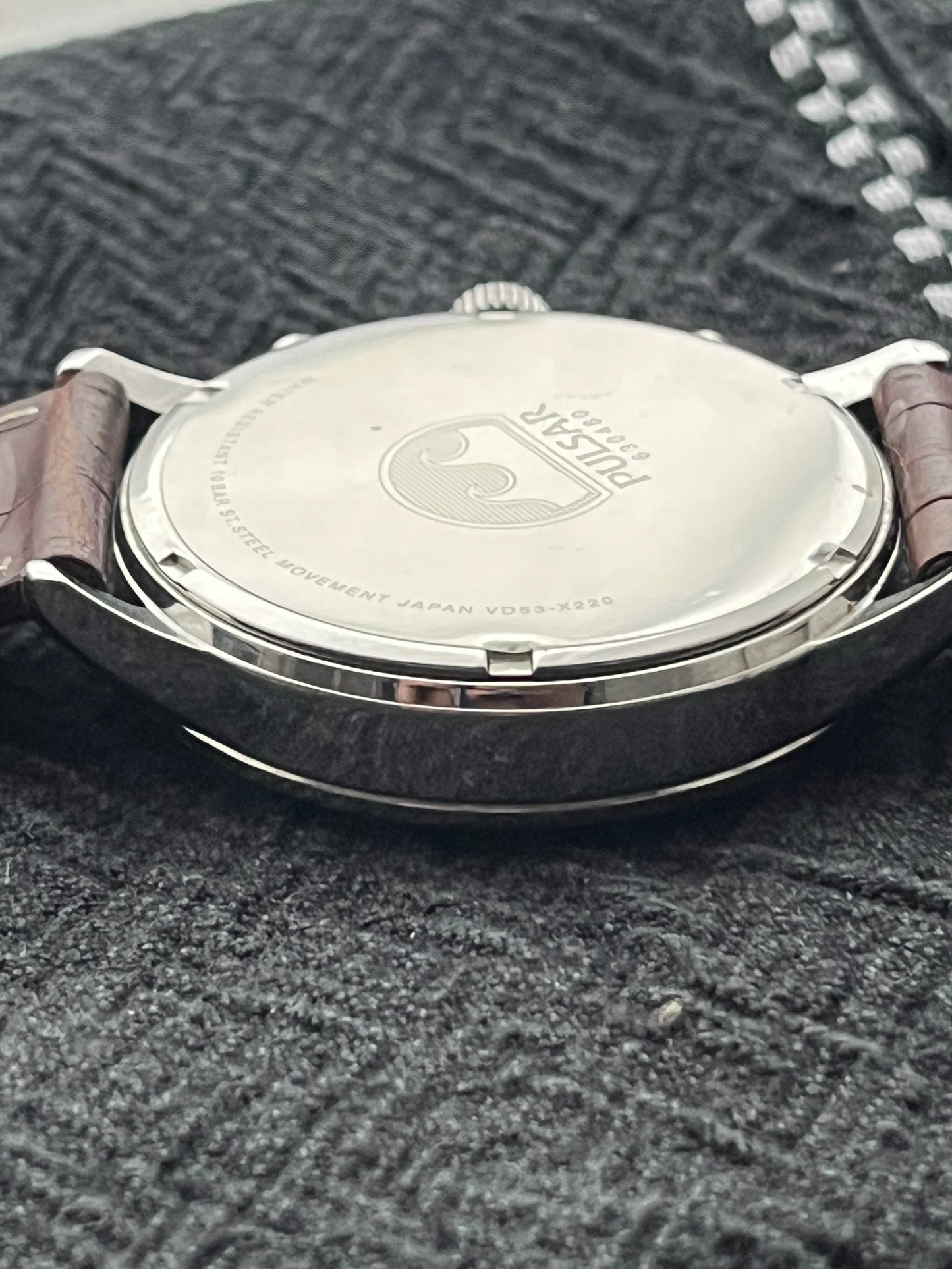 Pulsar (Seiko) Chronograph Silver-Brown