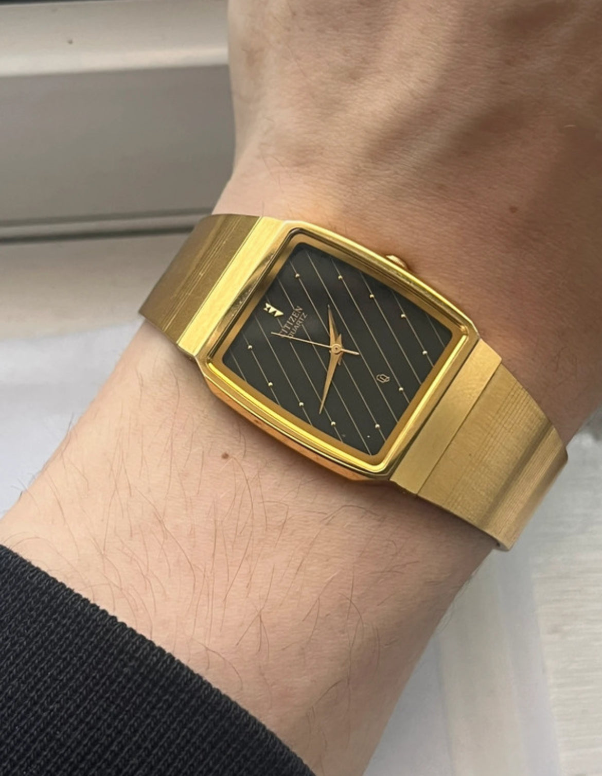 Citizen Tank Classic Gold-Black 4031-490142