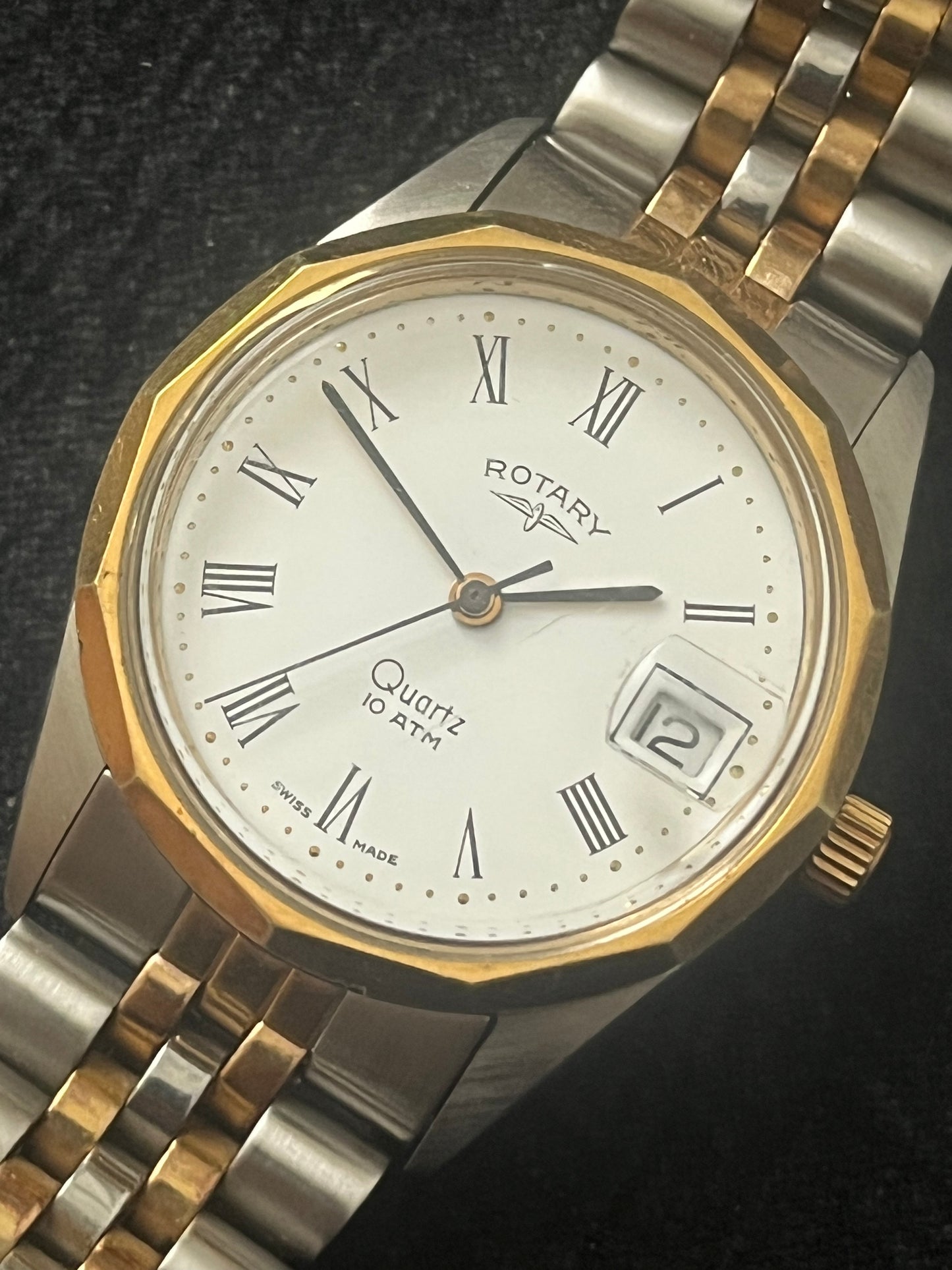 Rotary DateJust Gold-Silver Swiss Made
