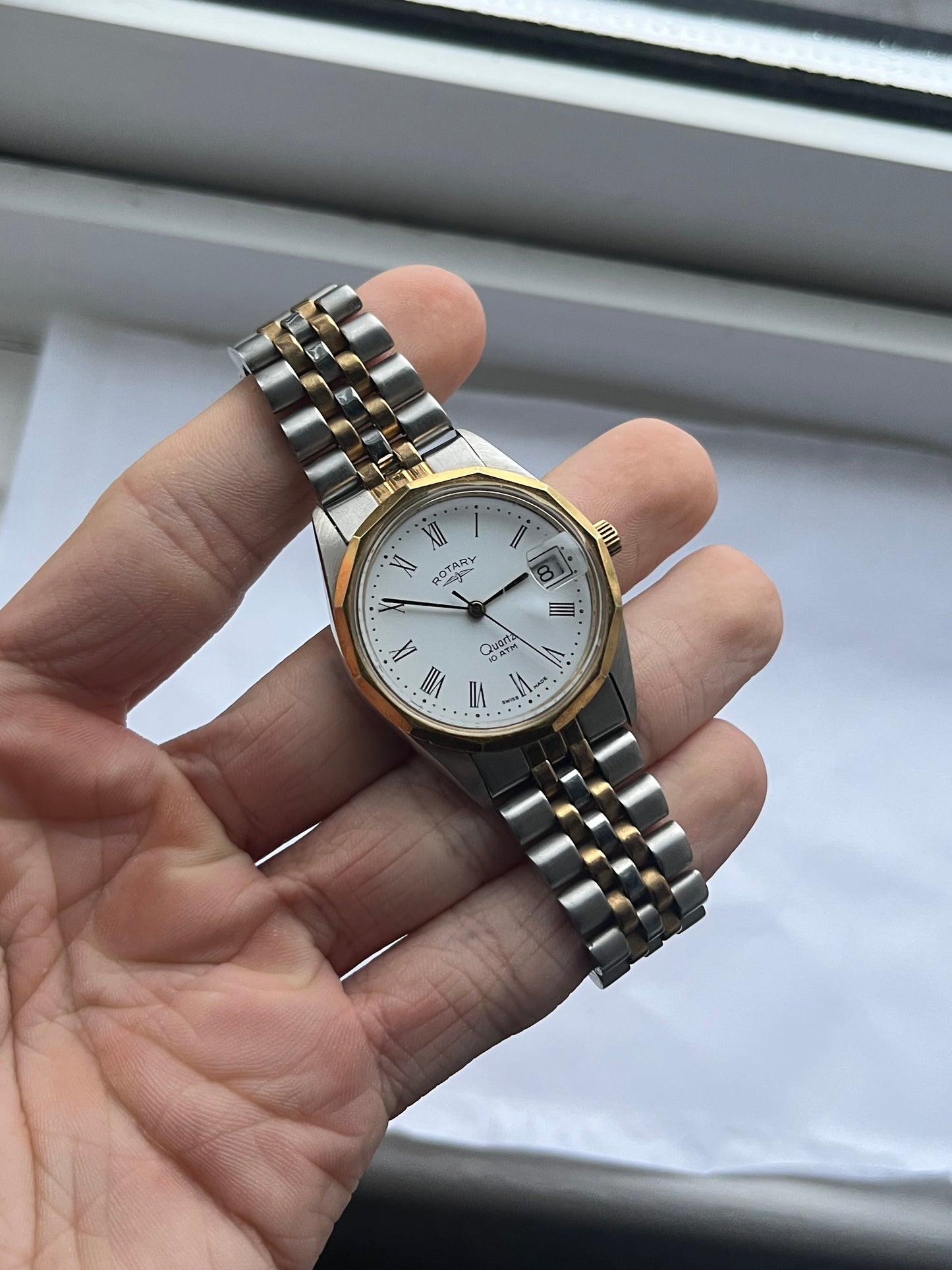 Rotary DateJust Gold-Silver Swiss Made