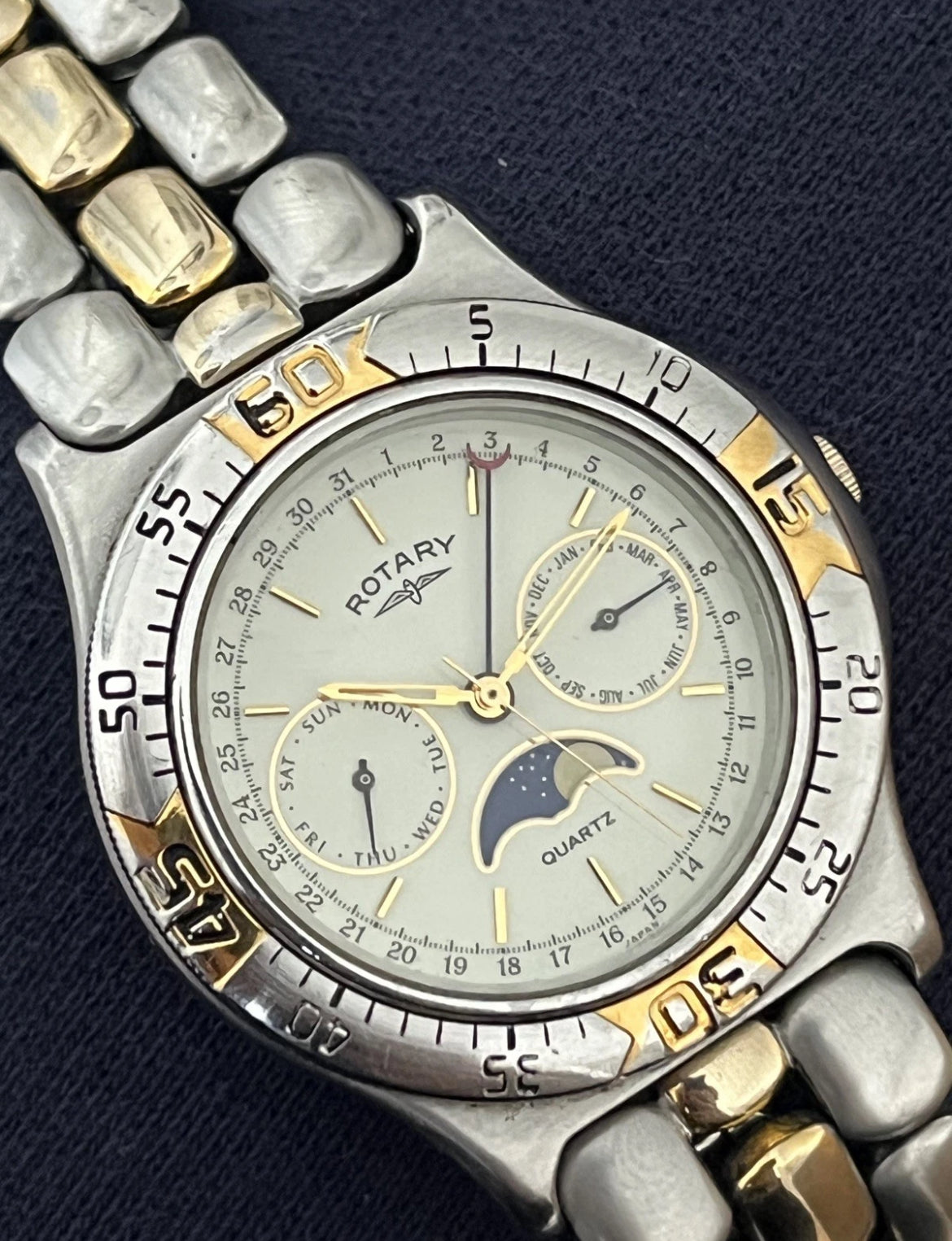 Rotary MoonPhase Triple Date From 1990