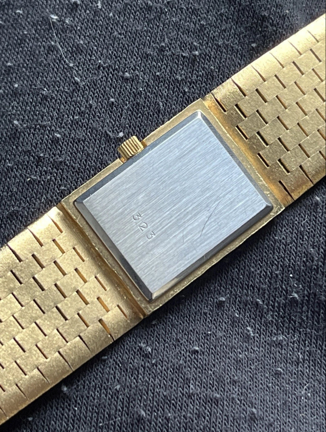 Rotary Tiger Eye 1970s BarkEffect Mechanical Watch