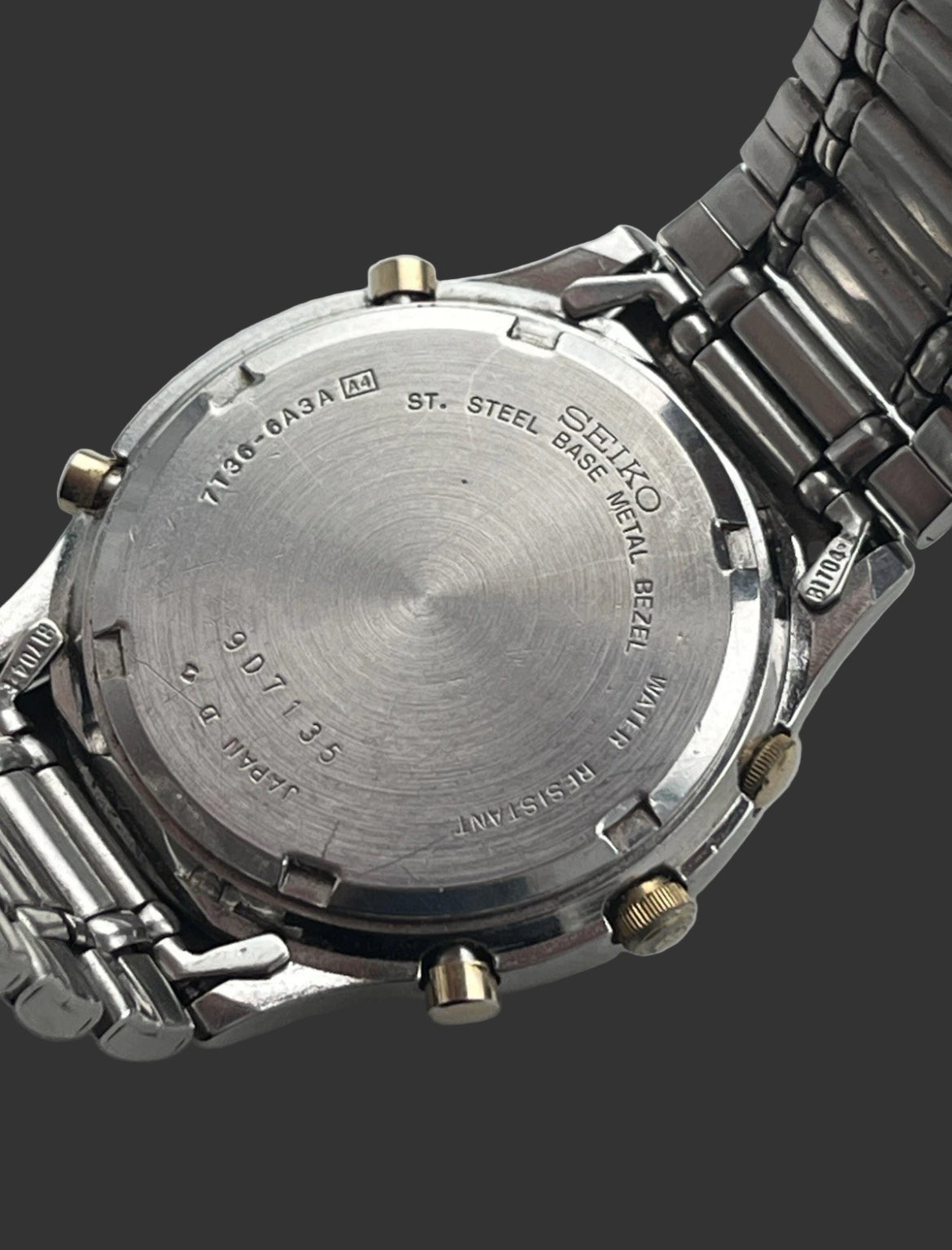 Seiko Moon Phase Chronograph 7T36-6A3A