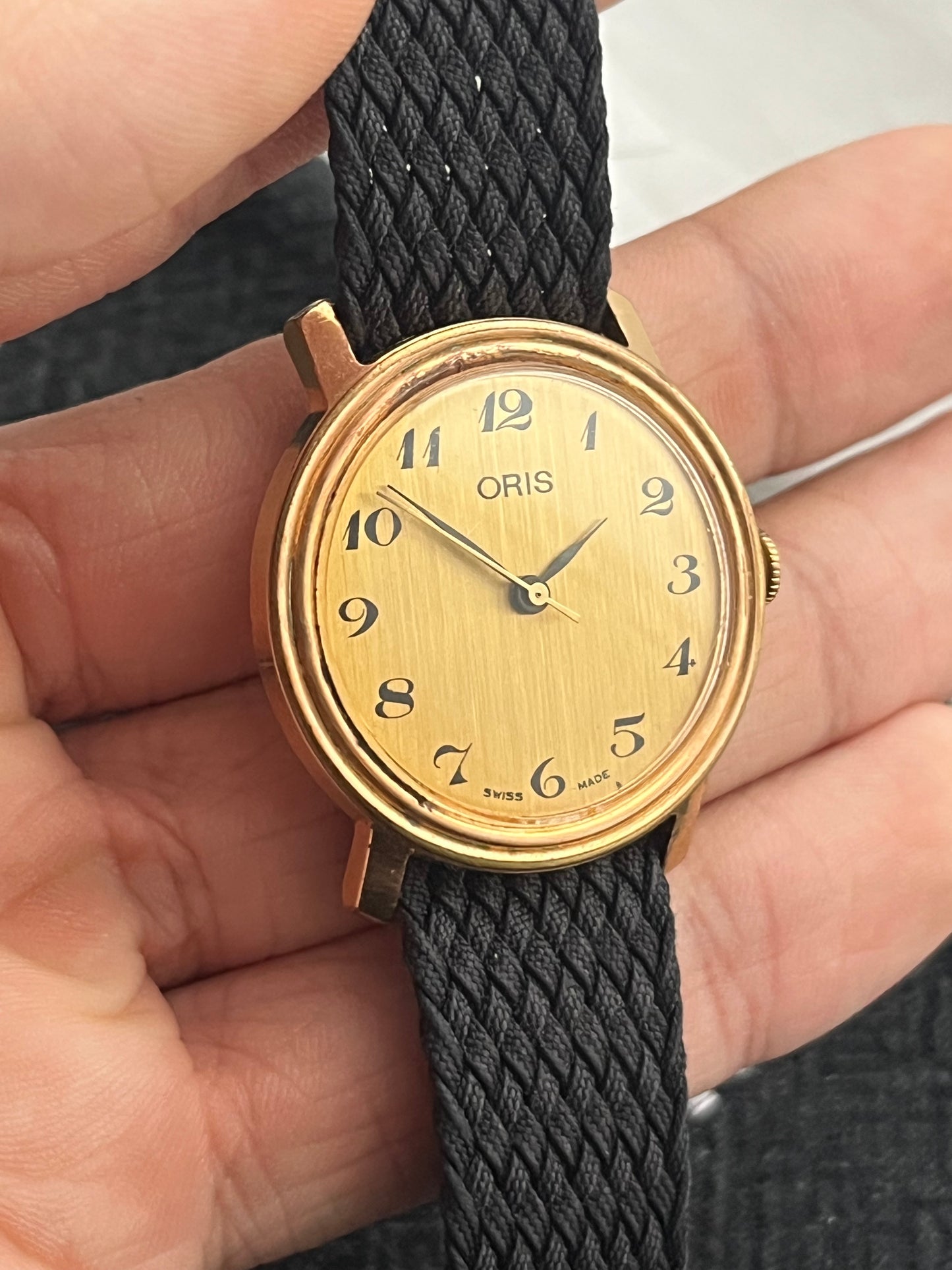 Oris Mechanical Easy Reader Gold Plated