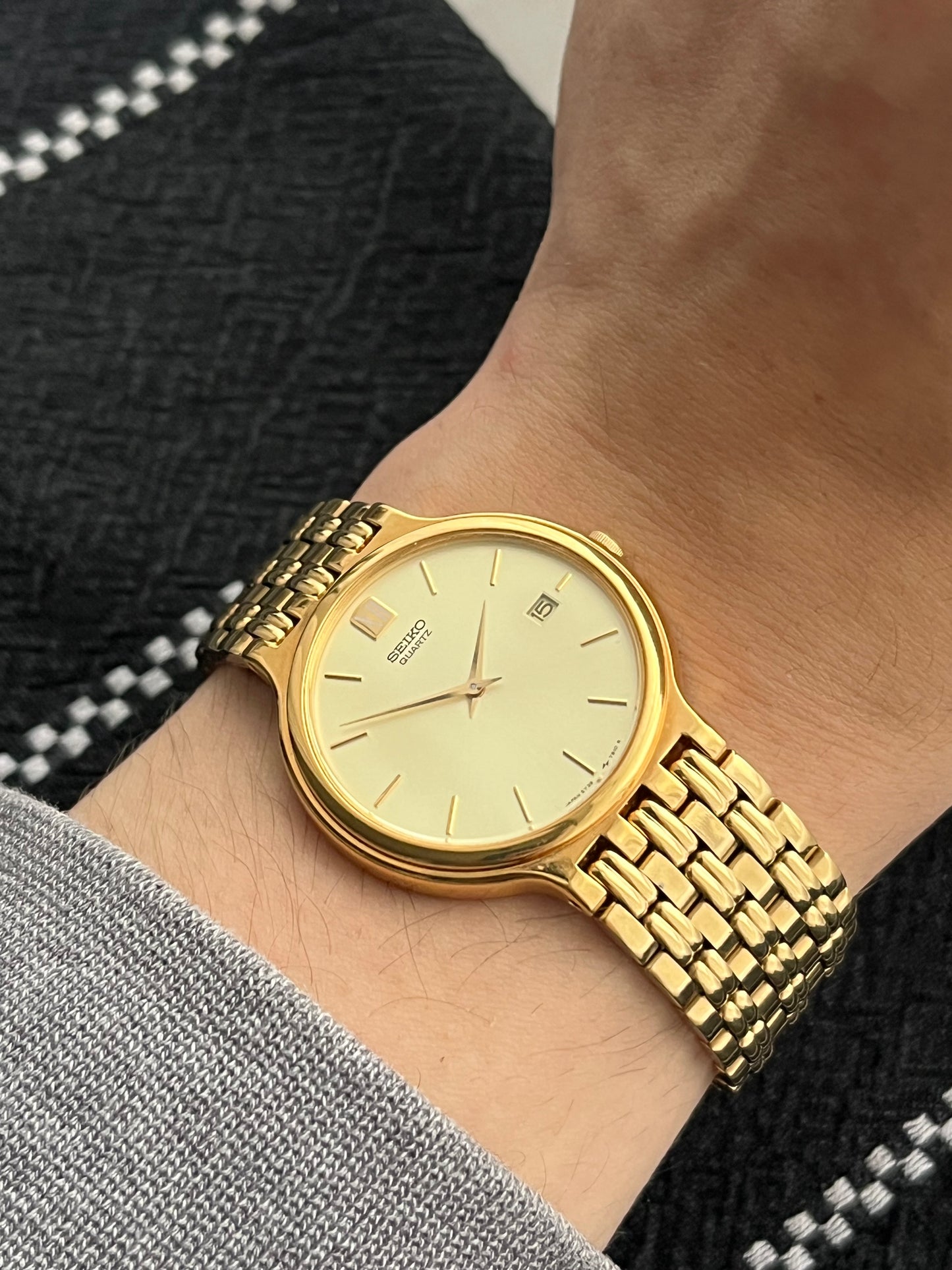 Seiko Gold Plated 5Y39-7A70 From 1992