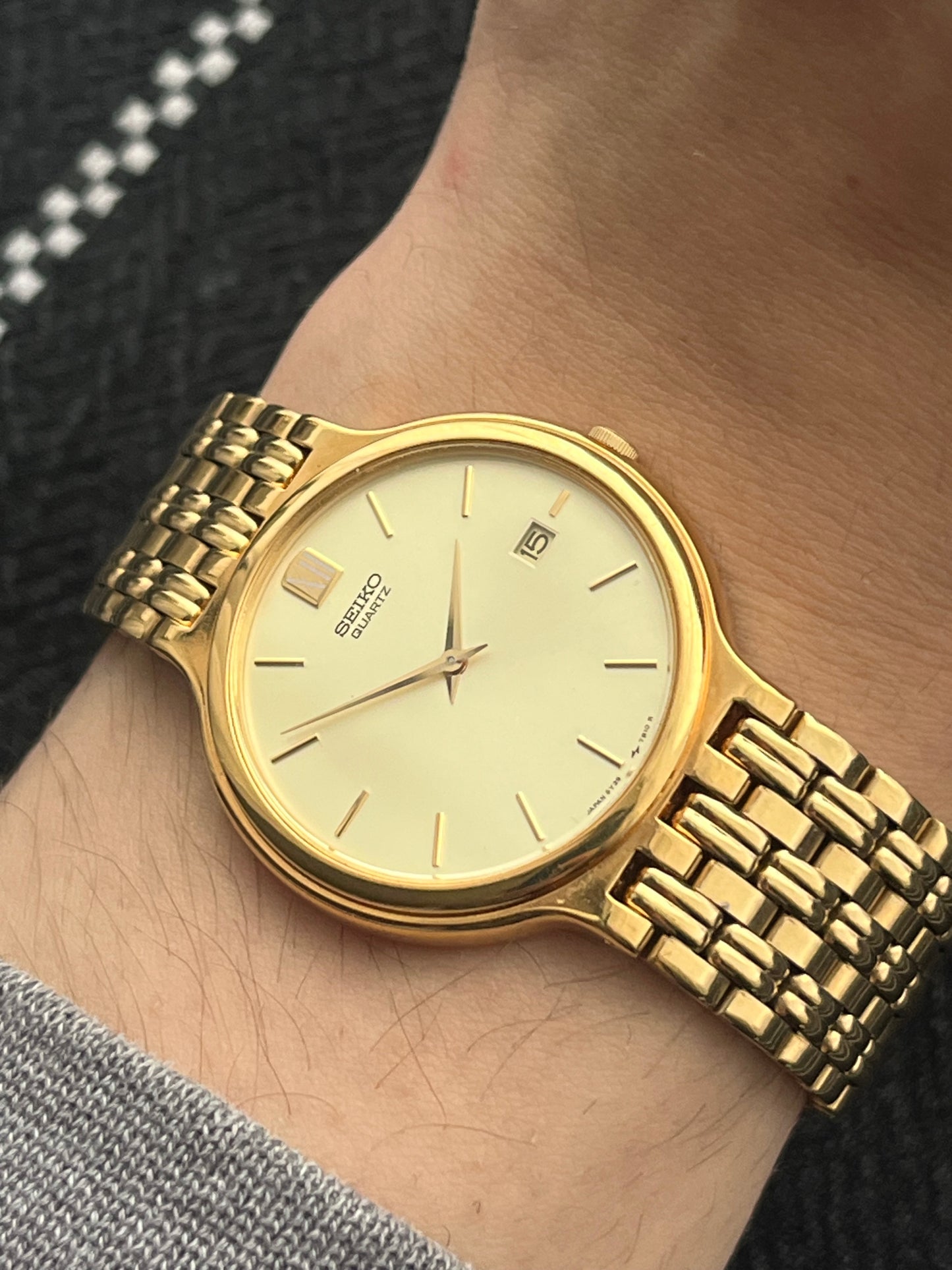 Seiko Gold Plated 5Y39-7A70 From 1992