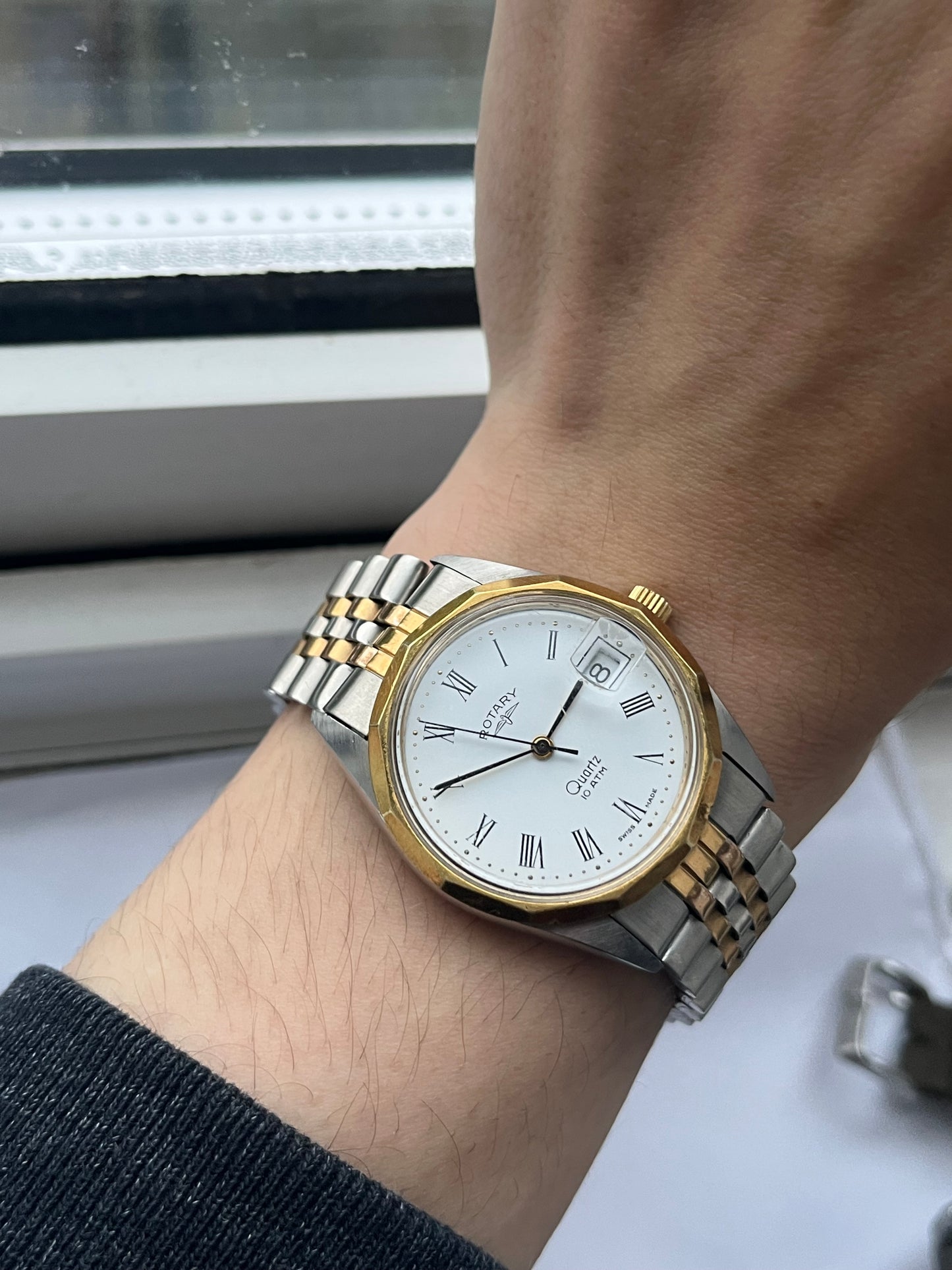 Rotary DateJust Gold-Silver Swiss Made