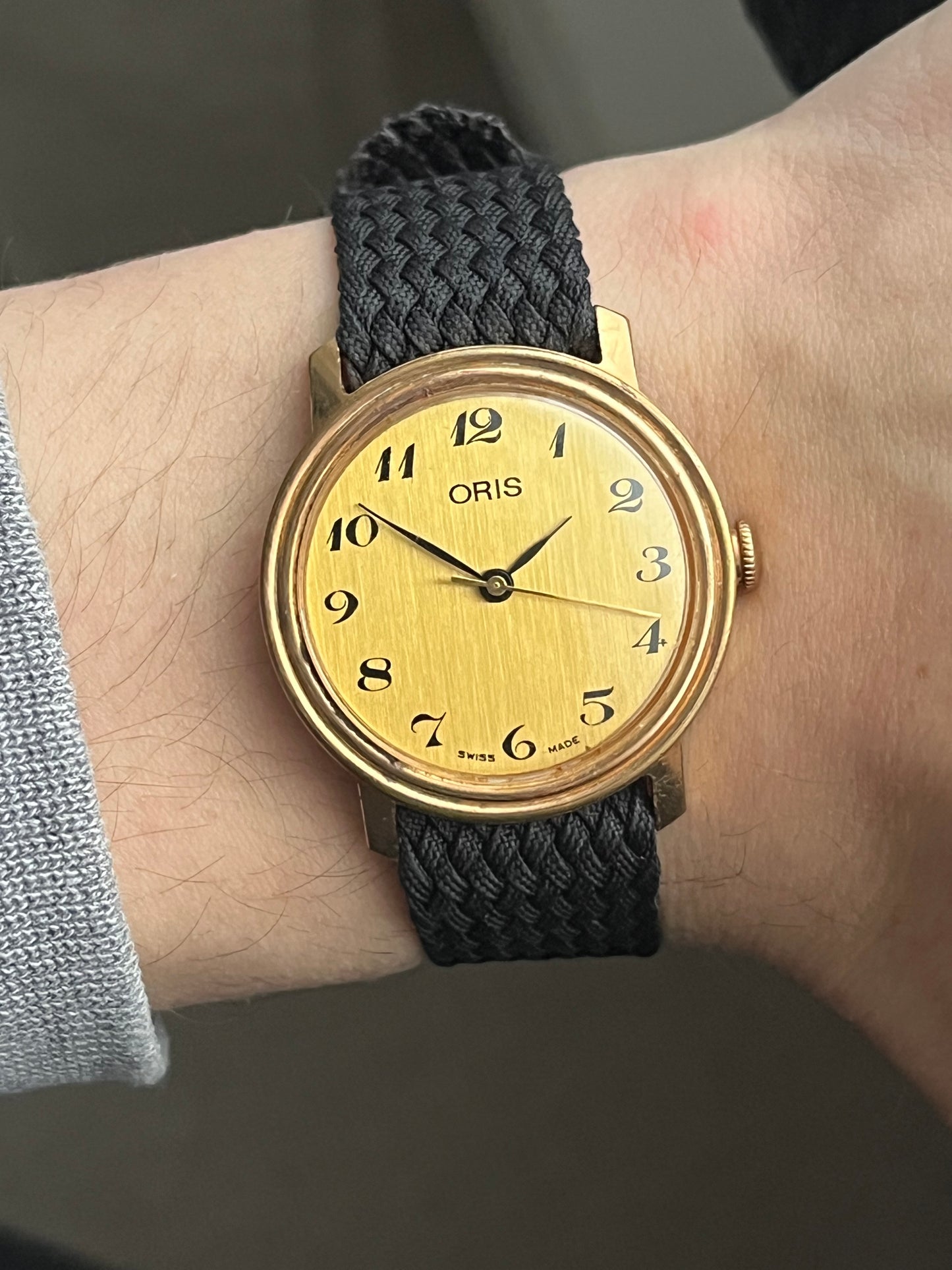 Oris Mechanical Easy Reader Gold Plated