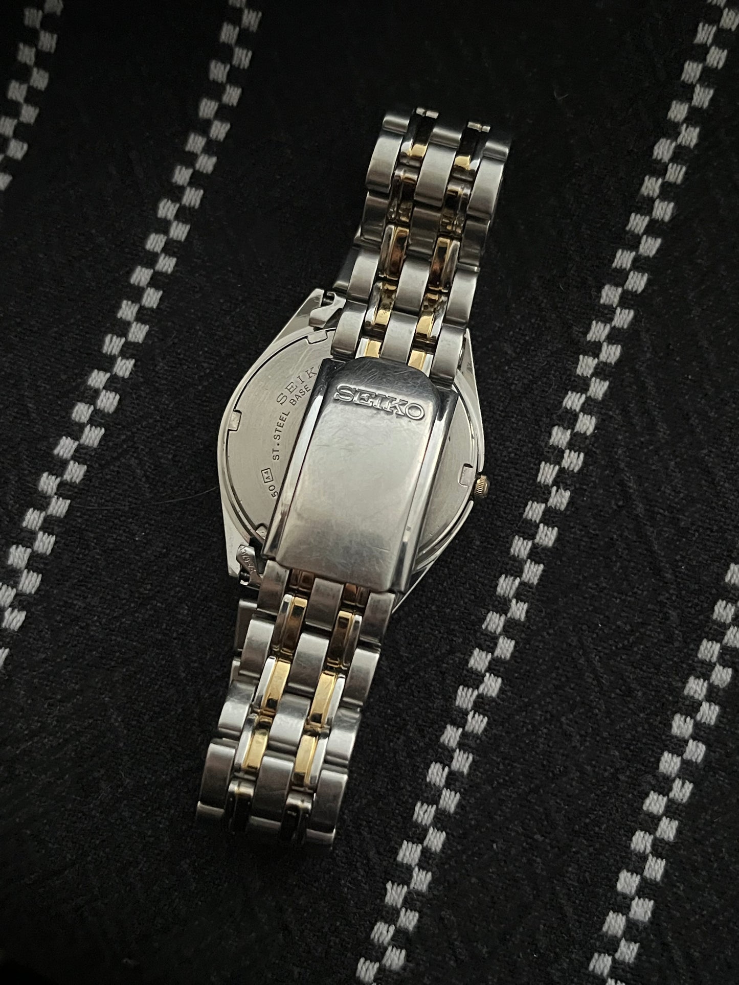 Seiko Day Date 7N43-7A50 Stainless Steel