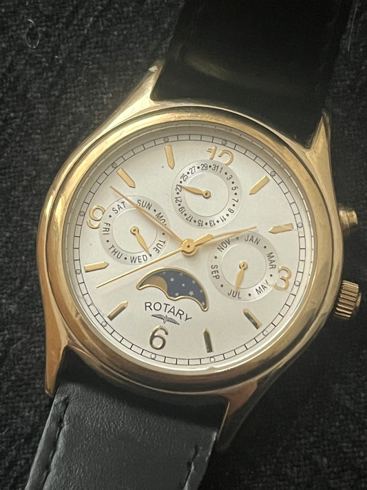 Rotary MoonPhase Triple Date From 1990