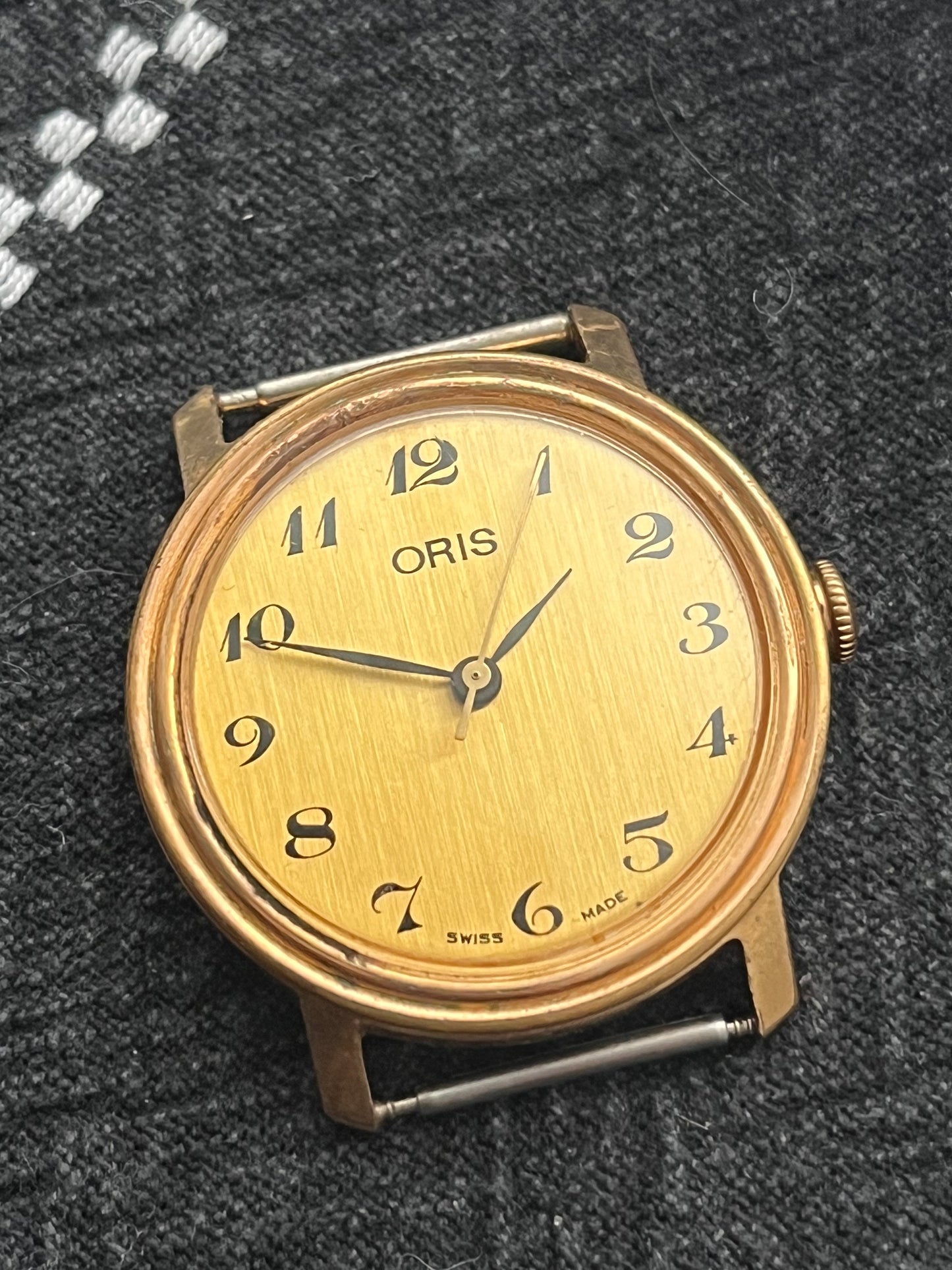 Oris Mechanical Easy Reader Gold Plated