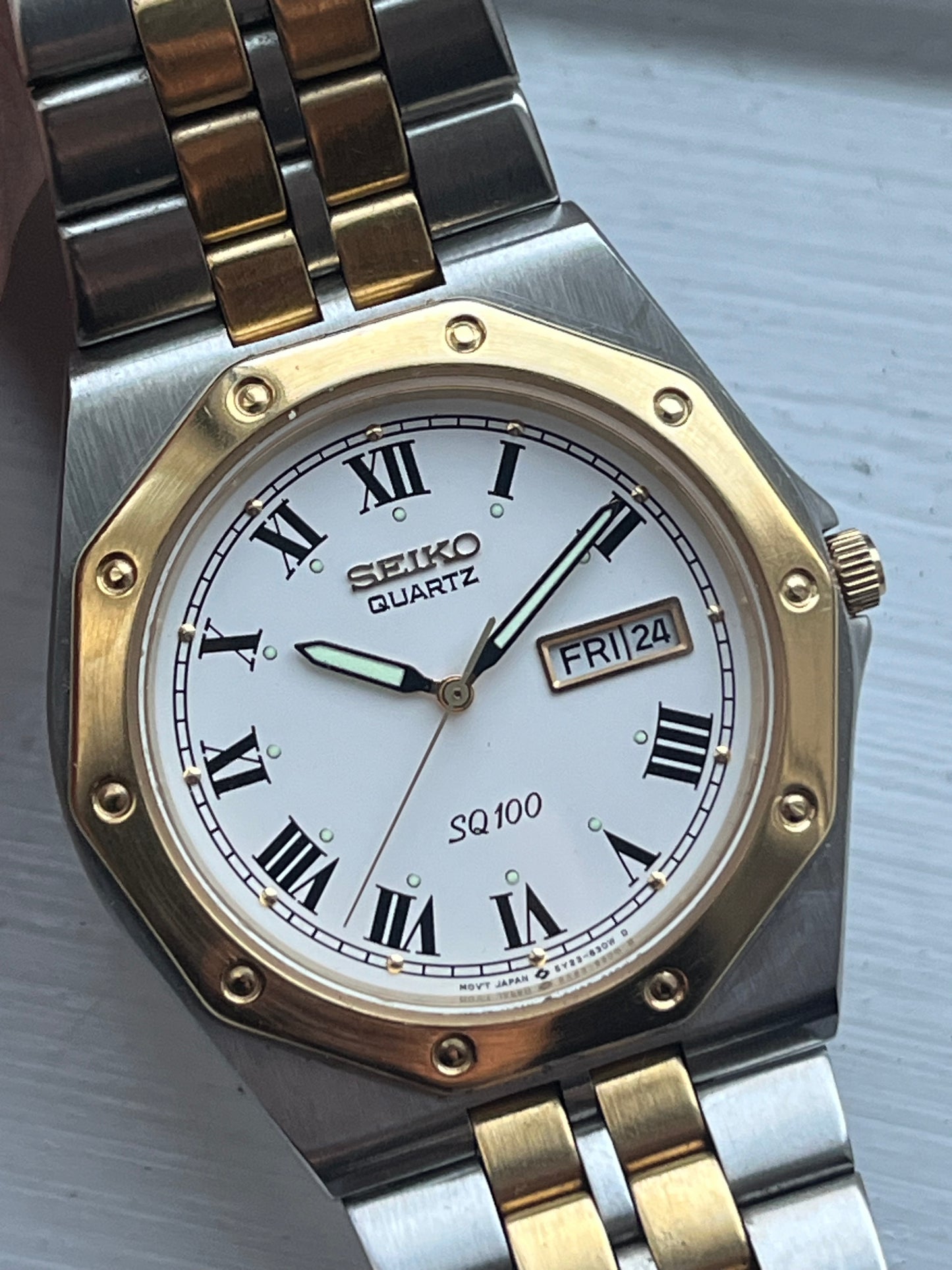 Seiko Royal Oak  White Roman Numeral Dial