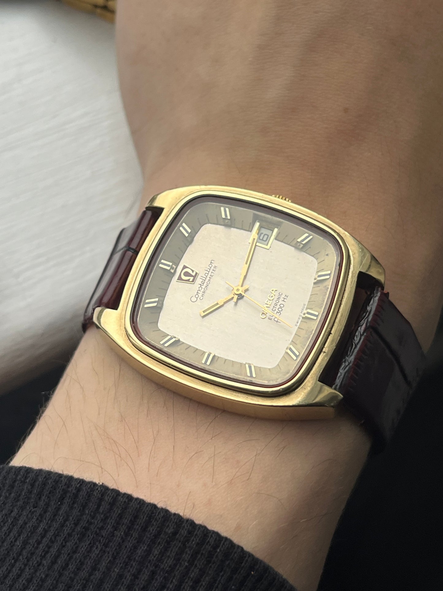 1970 Omega Constellation 1250 F3000 Gold Plated