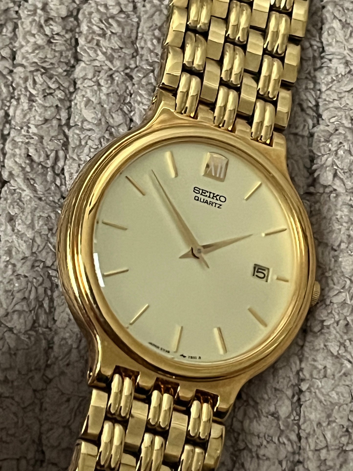 Seiko Gold Plated 5Y39-7A70 From 1992