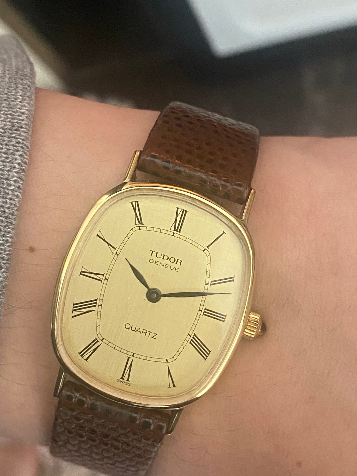 1968 Tudor Ref 9510 Gold Plated Tank