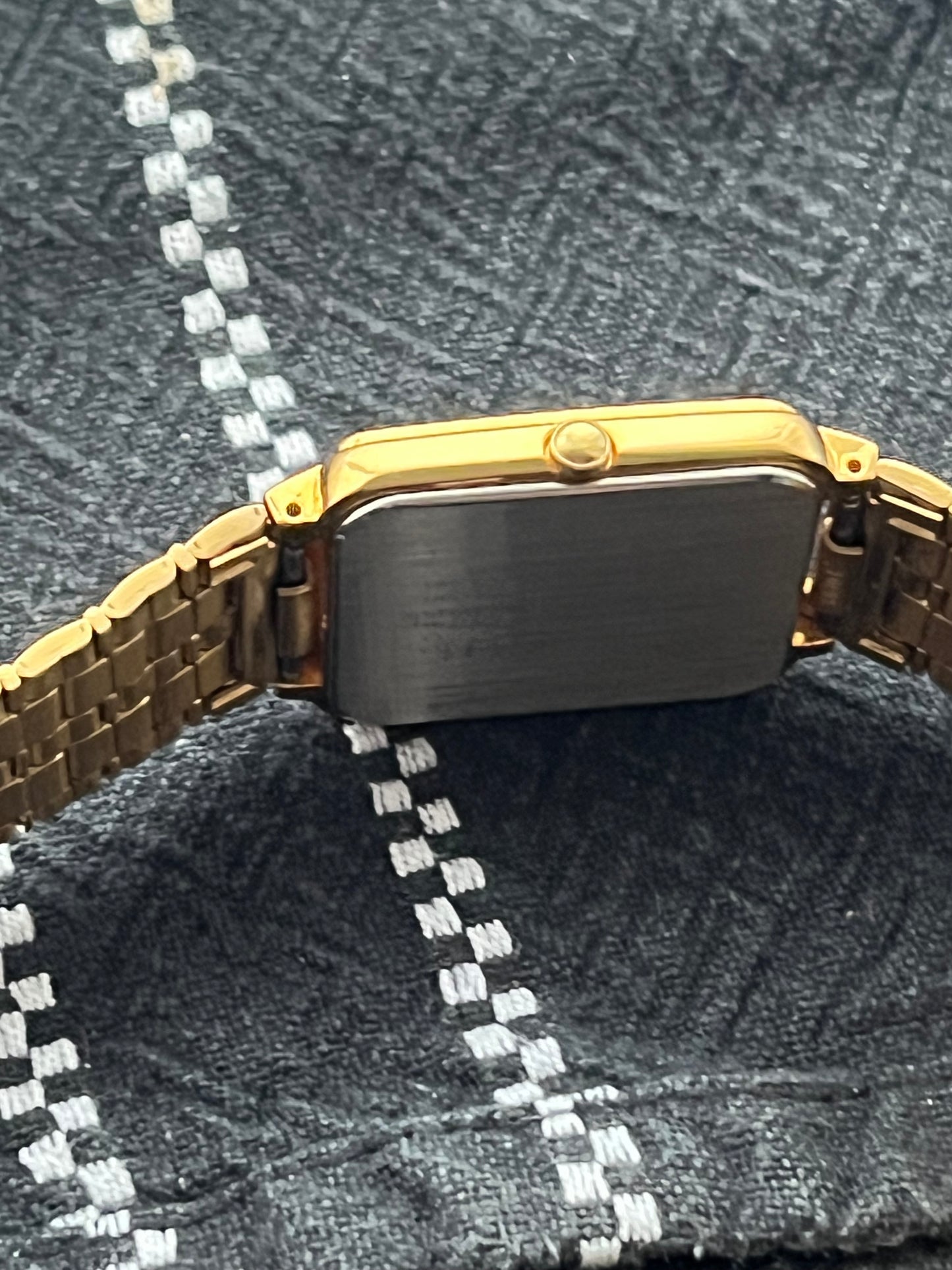 Seiko Tank Gold Plated 7N22-5091
