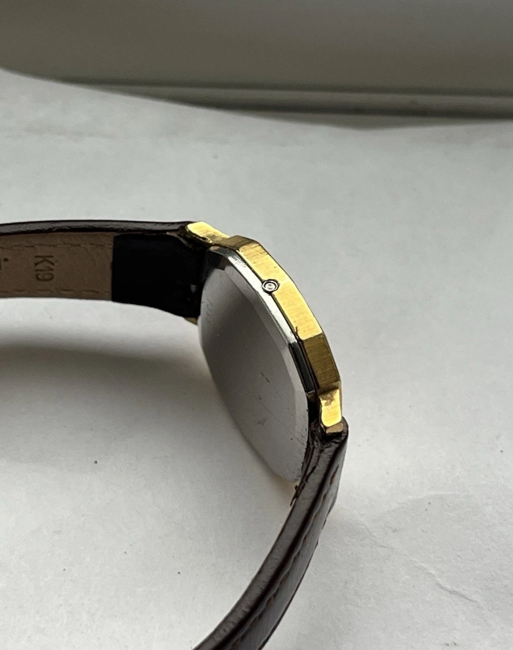 1980 Omega De Ville 1365 Gold Plated Tank Vintage