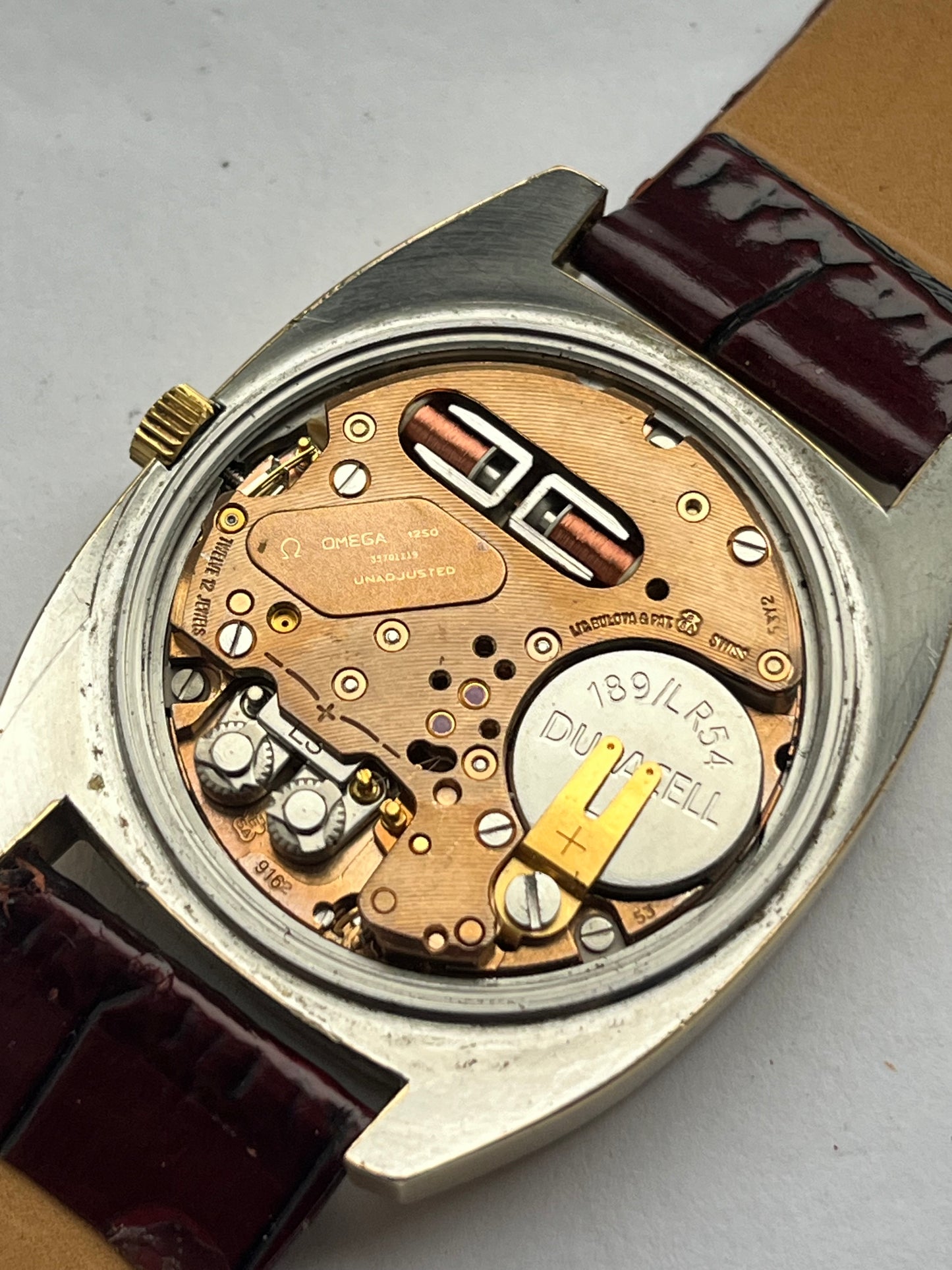 1970 Omega Constellation 1250 F3000 Gold Plated