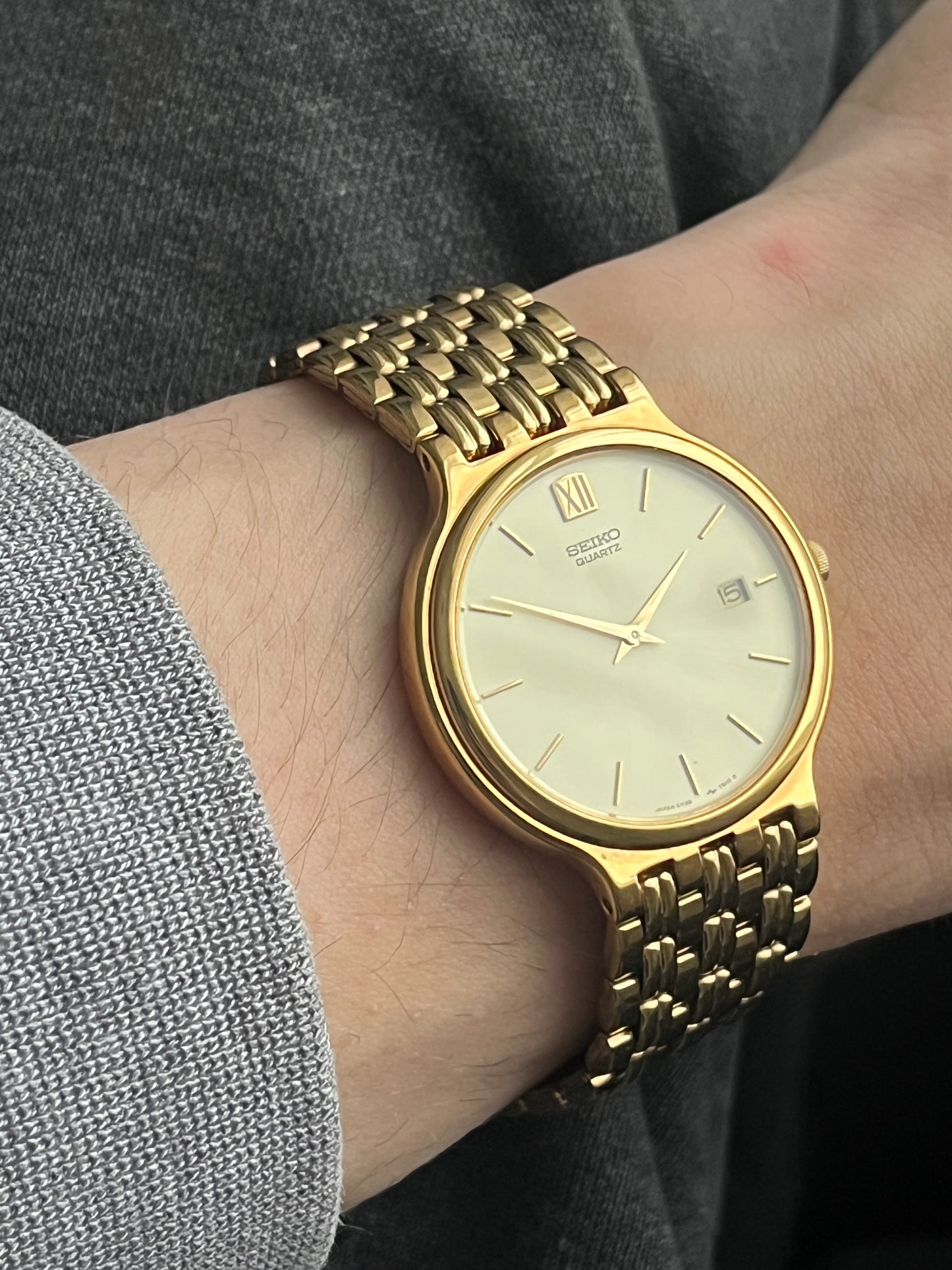 Seiko Gold Plated 5Y39-7A70 From 1992