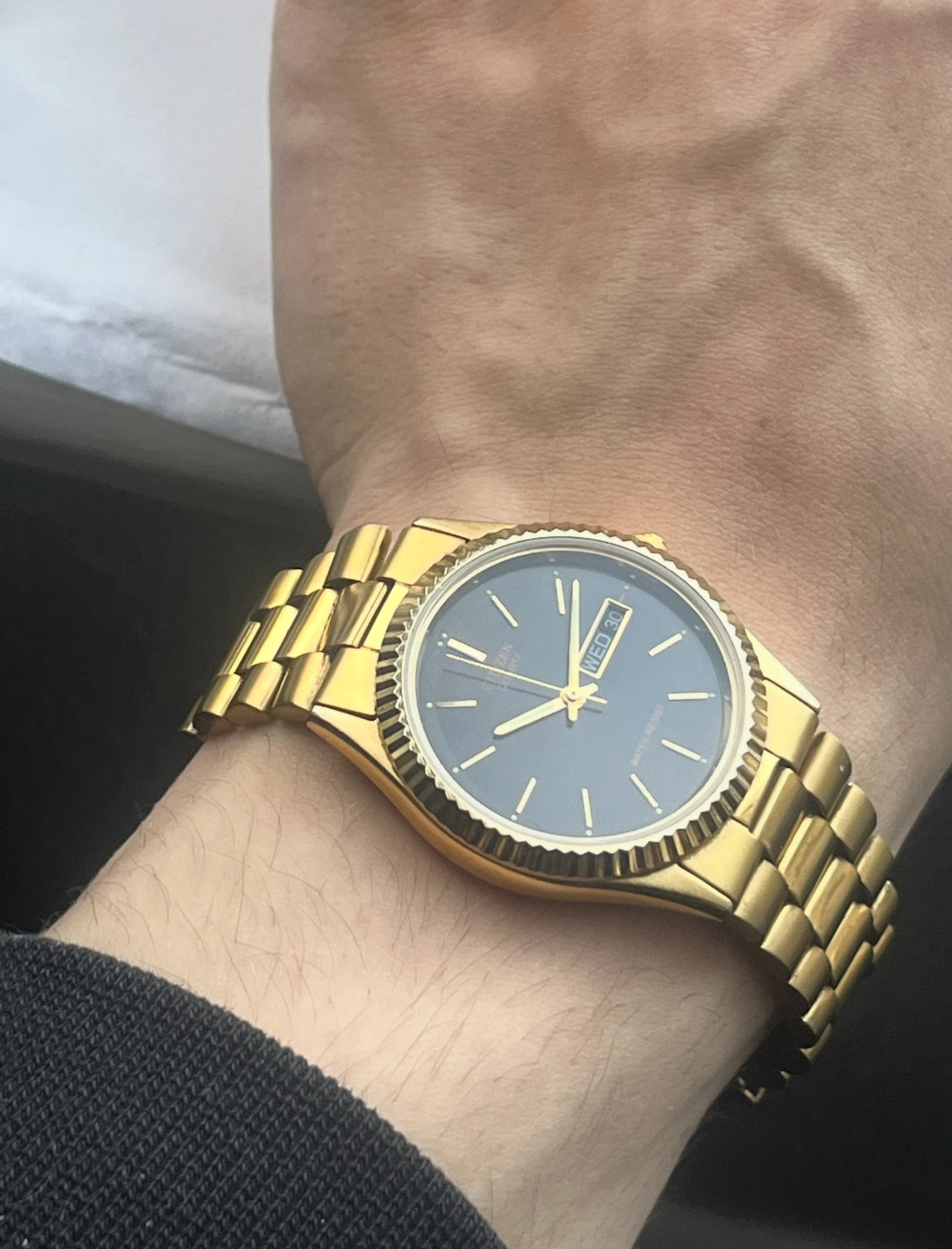 Citizen Presidential Day Date Gold-Black