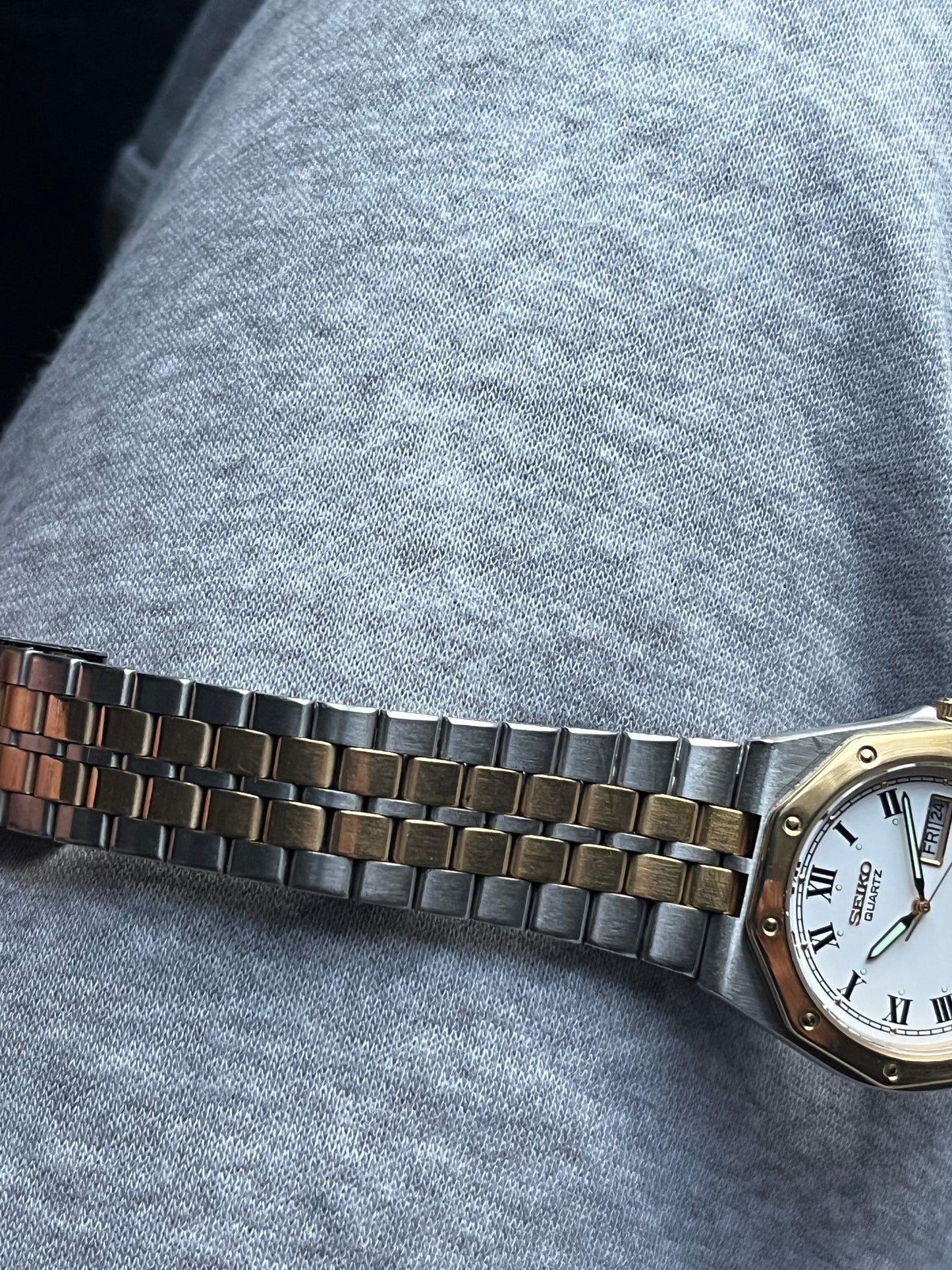 Seiko Royal Oak  White Roman Numeral Dial